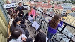 Folklor na wysokości – Tajwan i Ukraina spotykają się pod niebem Lublina