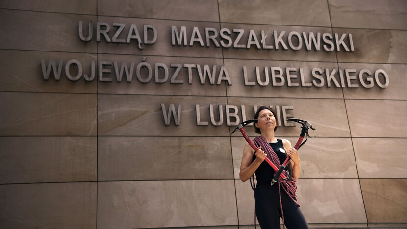 Przed swoją ostatnią wyprawą w Himalaje Dorota Rasińska-Samoćko odwiedziła Lublin i wzięła udział w konferencji prasowej z marszałkiem województwa