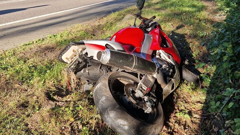 Do wypadku młodego motocyklisty doszło w Pasiekach pod Tomaszowem Lubelskim