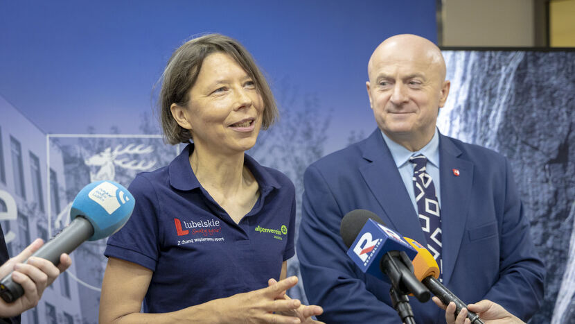 Speed Lady, czyli Dorota Rasińska-Samoćko z marszałkiem Jarosławem Stawiarskim