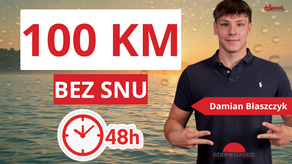 Damian przepłynie 100 km wpław. Wszystko po to, aby pomagać