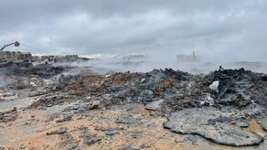 Tak pod koniec strażackiej akcji wyglądało miejsce pożaru