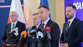 Sławomir Nitras (drugi z prawej) podczas wizyty w Lublinie