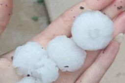 "Grad wielkości kurzego jajka". Ponad 60 interwencji strażaków