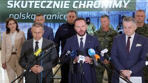 Zapora na granicy gotowa, a schronów więcej…w przyszłości