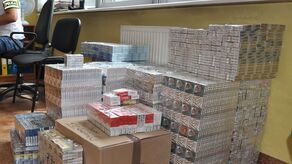 Skonfiskowane papierosy trafiły do policyjnego depozytu