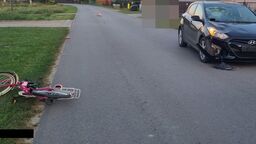 7-latka wjechała na rowerze wprost pod samochód