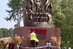 Ukrainiec zatrzymany za dewastację pomnika ofiar rzezi wołyńskiej