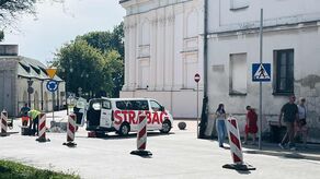 Ulica Łukasińskiego została zamknięta dla ruchu na początku wakacji