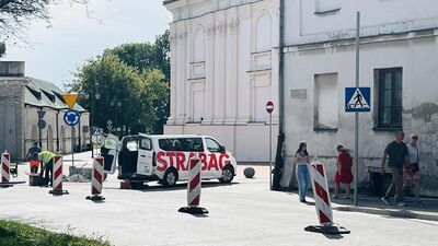 Ulica Łukasińskiego została zamknięta dla ruchu na początku wakacji