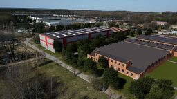 Tereny fabryki w Kraśniku