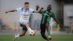 David Ogaga i jego koledzy po remisie w Mielcu w niedzielę zagrają na wyjeździe z GKS Tychy