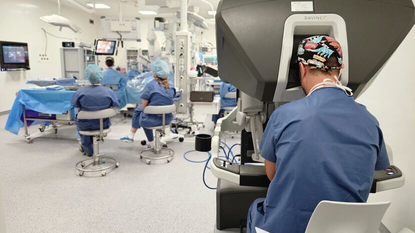 Operacja z wykorzystaniem robota da Vinci