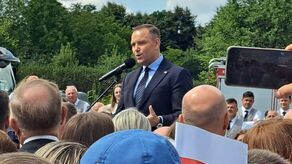 Prezydent Karol Nawrocki w Godziszowie