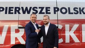Prezydent Karol Nawrocki z posłem Michałem Moskalem