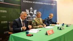 W Chełmie podpisano trójstronne porozumienie pomiędzy Policją, Strażą Graniczną a szkołami ponadpodstawowymi