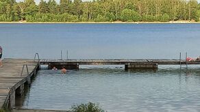 Do niebezpiecznej sytuacji nad jeziorem Piaseczno doszło w miniony weekend