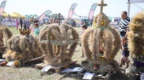 Nieodłącznym elementem dożynek jest konkurs na najpiękniejszy wieniec dożynkowy. 