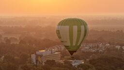 Balony nad Nałęczowem. Tak zawody wyglądały z powietrza