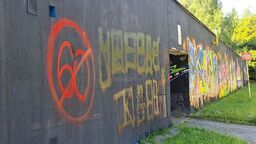 Zniszczyli mural wdzięczności. Wandale w rękach policji 