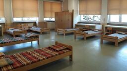 Jedna z sal młodzieżowego schroniska przy SP nr 4 w Zamościu