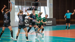 Svitlana Hawrysh (z piłką) zaliczyła dobry występ w Biłgoraju