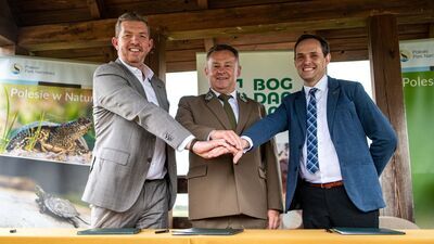 Górnik Łęczna i LW Bogdanka nawiązały współpracę z Poleskim Parkiem Narodowym