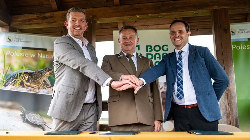 Górnik Łęczna i LW Bogdanka nawiązały współpracę z Poleskim Parkiem Narodowym