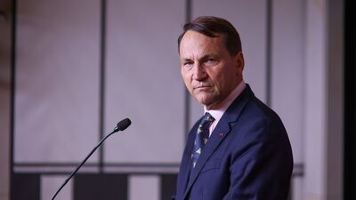 Sikorski w Kijowie o ataku rosyjskich dronów: To nie była pomyłka