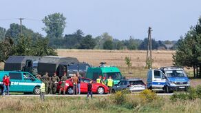Mniszków (pow. opoczyński) i miejsce upadku rosyjskiego drona