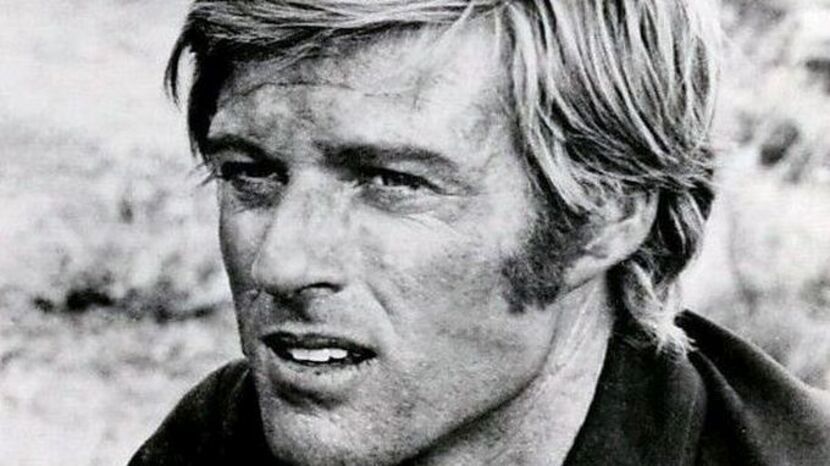 Robert Redford na planie serialu Tell Them Willie Boy Is Herefilmowym w 1971 roku<br />