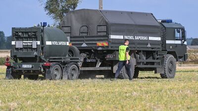 Środa, 10 września: miejsce odnalezienia rosyjskiego drona