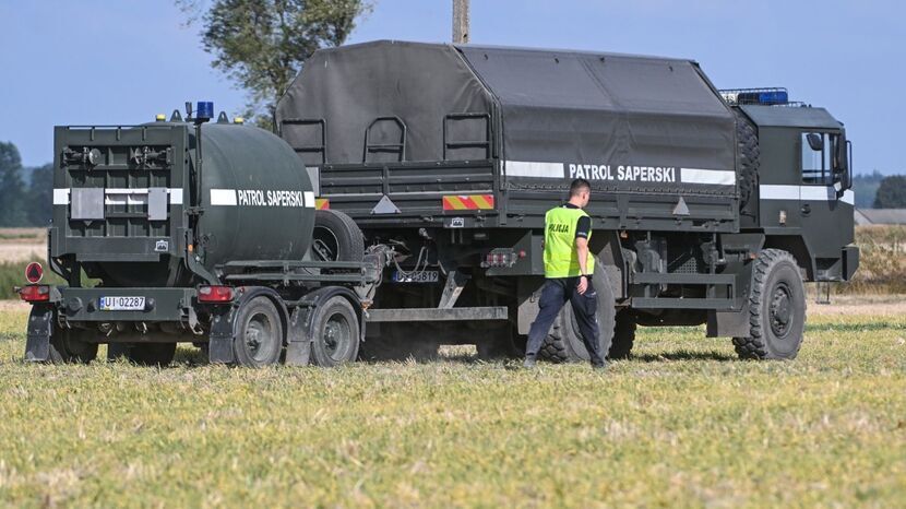 Środa, 10 września: miejsce odnalezienia rosyjskiego drona