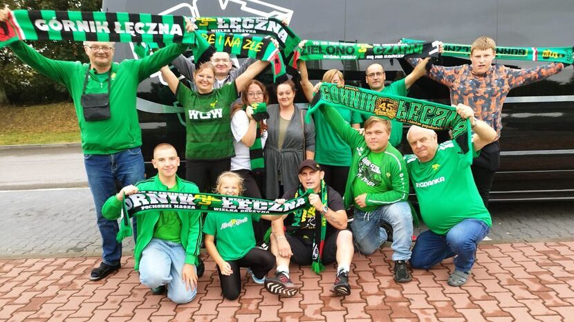 Górnik Łęczna mógł w Bielsku-Białej liczyć na solidne wsparcie swoich fanów
