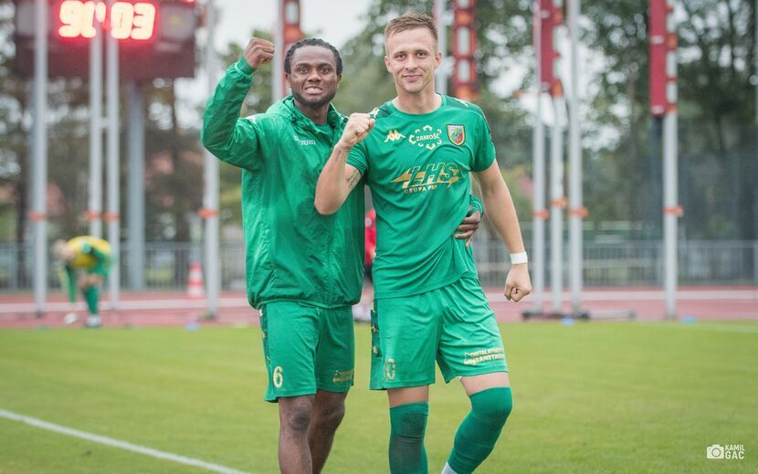 Dominik Skiba i Daniel Eze rozegrali w sobotę bardzo dobre zawody