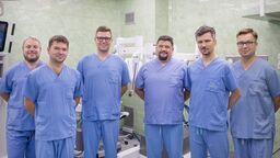 Zespół lekarzy z bialskiego szpitala 