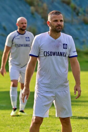 Tomasz Brzyski zdobył jedną z bramek dla Cisowianki w meczu z Górnikiem II