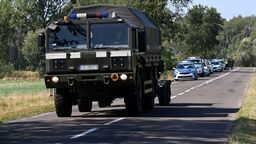 Krzywowierzba-Kolonia: służby w miejscu upadku rosyjskiego drona