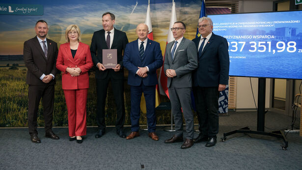 Ponad 2,2 mln zł z KPO na budowę i przebudowę zbiorników retencyjnych w Lubelskiem