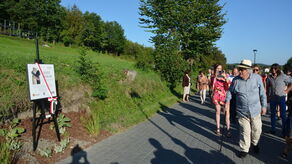 Uroczyste otwarcie Alei Mistrzów Polskiej Ilustracji odbyło się w Krasnobrodzie we wrześniu 2023 roku