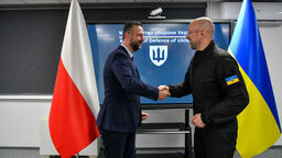 Władysław Kosiniak-Kamysz podczas dzisiejszej wizyty w Kijowie