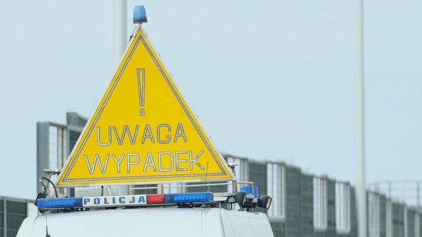 Wypadek na krajowej dwójce. Droga zablokowana niedaleko Białej Podlaskiej