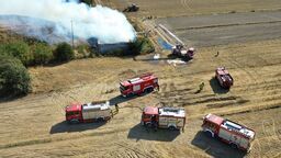 Pożar na terenie Zakładu Zagospodarowania Odpadów Komunalnych w Bełżycach