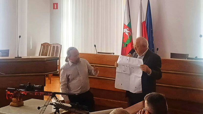 Michał Szczyrek i radny Zbigniew Jurkowski