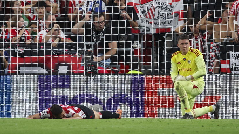 Mateusz Kochalski w meczu Ligi Mistrzów