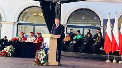 Karol Nawrocki na inauguracji w AZ: Będę patronem tej uczelni