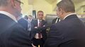 Robert Bąkiewicz na konferencji w Tomaszowie Lubelskim. Był jednym z panelistów wydarzenia