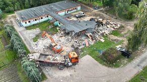 Prace rozbiórkowe idą pełną parą