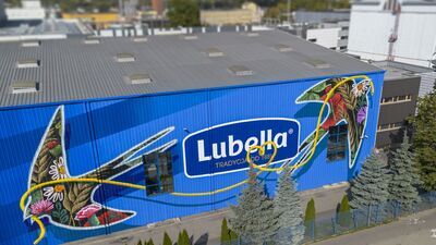 W hołdzie makaronowi i folklorowi. Hale i silosy Lubelli przyciągają uwagę kolorami 