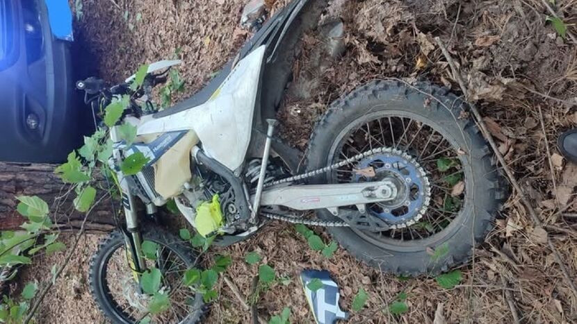 Motocyklista fatalnie zakończył leśny rajd